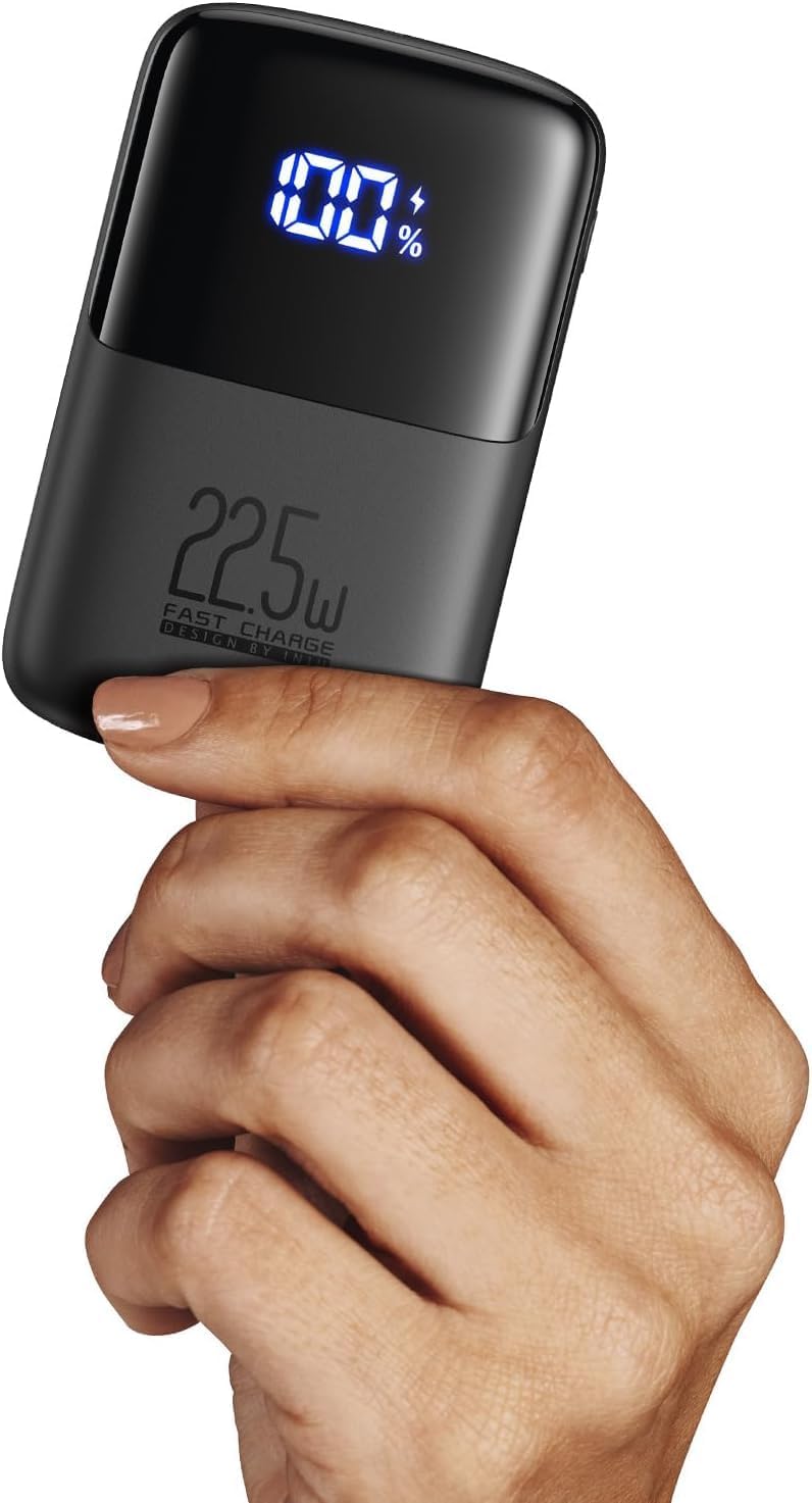 INIU Cargador portátil, la batería externa de 10000 mAh más pequeña de 22.5W